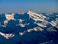 Aerial view of Grossglockner...