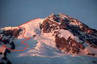 Mount Rainier Tahoma Glacier, Sickle Variation