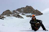 Approaching the Southwest Couloir