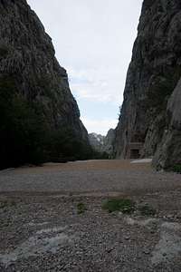 Canyon of Paklenica creek on Velebit