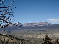 Absarokas as seen from Duke's Ridge highpoint