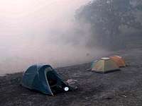 Ranu Kumbolo campsite after a...