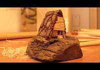 Miniature mountain shelter