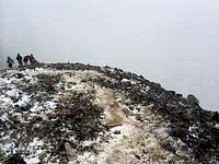 Well this just got interesting! Quandary Peak - August 7, 2014