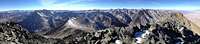 High Sierra panorama from the summit of Mt Tom