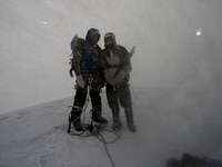 Summit of Cotopaxi at the...