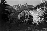 Mt Whitney from Upper Boy Scout Lake by Norman Clyde