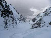 Snow/Ice gully to the top