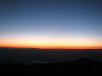 Sunrise from St.Mary's Peak