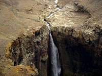 Waterfall of the Mutnaja...