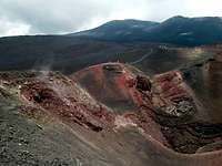 Mt Etna crater