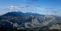 Summit view from Monte Sellaro (Pollino massif)