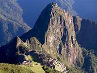 Huayna Picchu from the hike...
