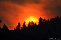 Red Sun Over The Okanogan Highlands