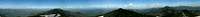 Panoramic map from Mount Mitchell