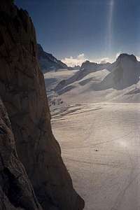 View to the Glacier du Géant...
