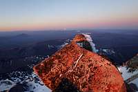 Mt Jefferson Rock Formation at Sunrise