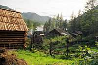 little village of the Old believers,Malyj Jenisej