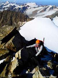 On Wildspitze summit crest
