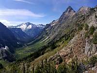 Fisher Creek, Mt Logan, and Mesahchie Peak