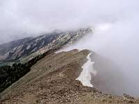 North ridge of Deseret Peak....
