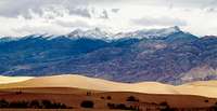 Mesquite Dunes and Snowy Grapevines