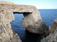 Wied il-Mielah rock arch