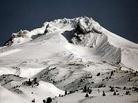 South face of Mt Hood