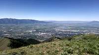 Logan and Cache Valley from Little Baldy