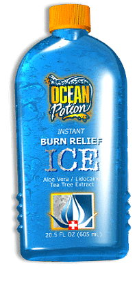 OCEAN Potion, Instant Burn Relief ICE