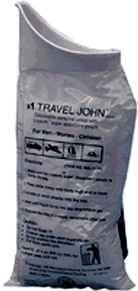 Travel John Disposable Urinal Pouch