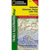 Telluride, Silverton, Ouray & Lake City, Colorado - Trails Illustrated Maps #141