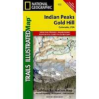 Indian Peaks/Gold Hill Trails Illustratd Map #102
