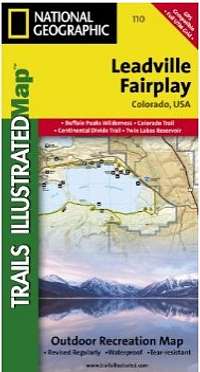 Leadville & Fairplay, Colorado - Trails Illustrated Map # 110