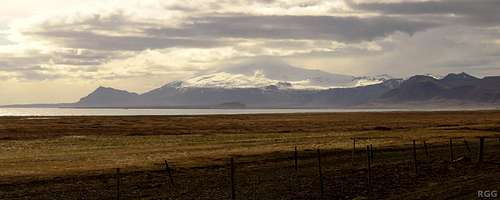 Distant view of Snæfellsjökull