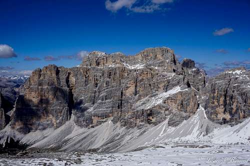 Fanesspitze (2980m) from Lagazuoi Piccolo