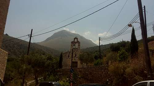 Saggias (1,227m) as seen from Oitilo village