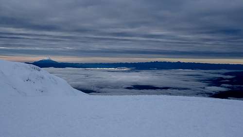 Early morning view from Pico Veintimilla, Chimborazo