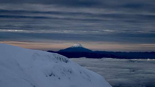 Volcano Sangay from Veintimilla summit, Chimborazo