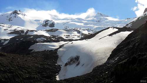 Part of the complex Svínafellsjökull glacier