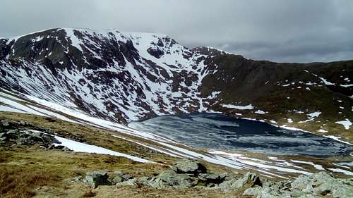 Helvellyn from the beginning of striding edge