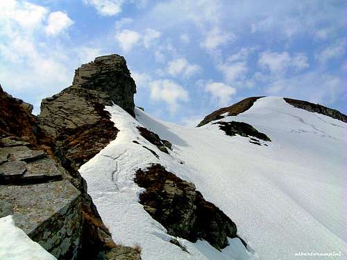The ridge from Monte Alto to Passo di Pietra Tagliata