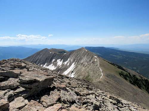 Sub-peaks of Whetstone Mountain
