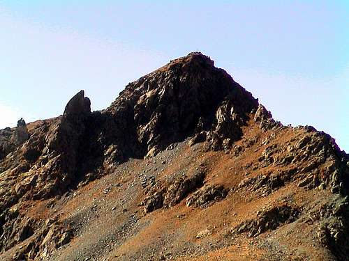 Corno del Camoscio: Séehòre above Gabiet Loch 2001