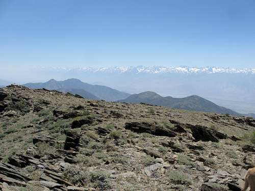 Looking Southwest Towards the Southern High Sierra