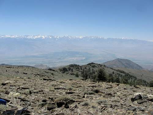 Looking West Across the Owens Valley