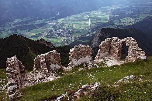 Gailtal valley from Dobrac
