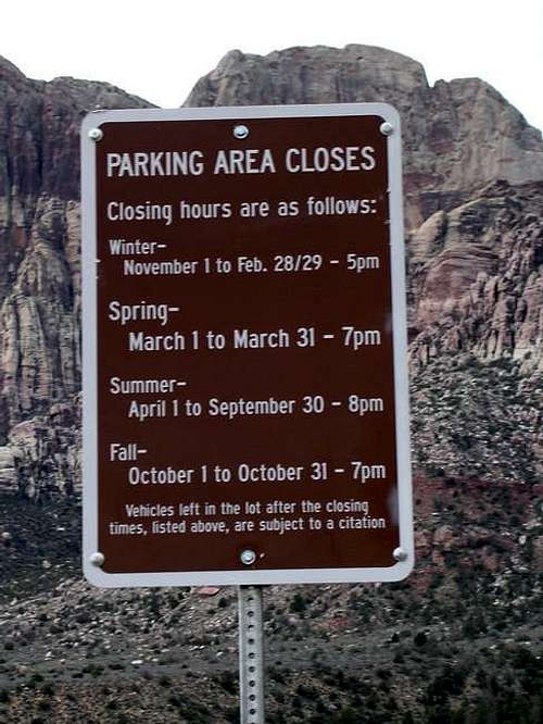 Hours for the Loop Road
