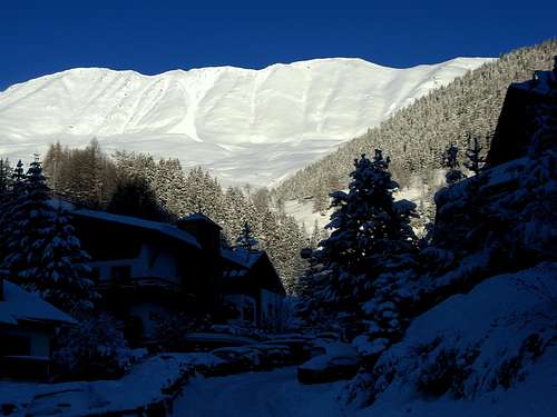 Brunnenkopf ridge in Winter
