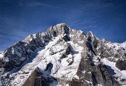 The south side of Mont Blanc.